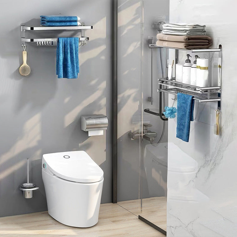 BowLift | Classic Polished Chrome Bathroom Accessory Set Towel Rail/Paper Holder/Bathrobe Hook Included