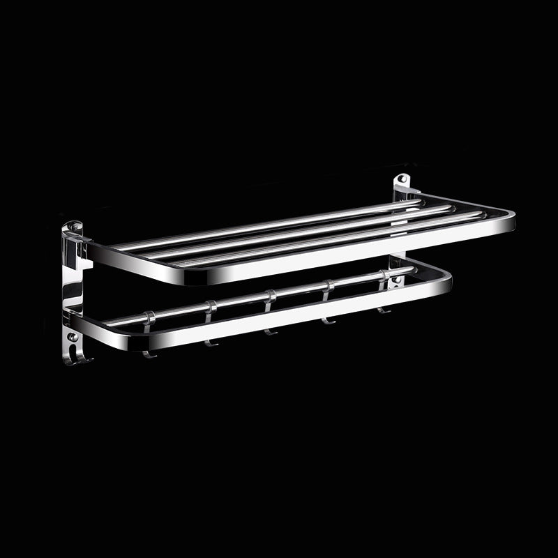 BowLift | Classic Polished Chrome Bathroom Accessory Set Towel Holder/Paper Holder/Robe Hooks Included