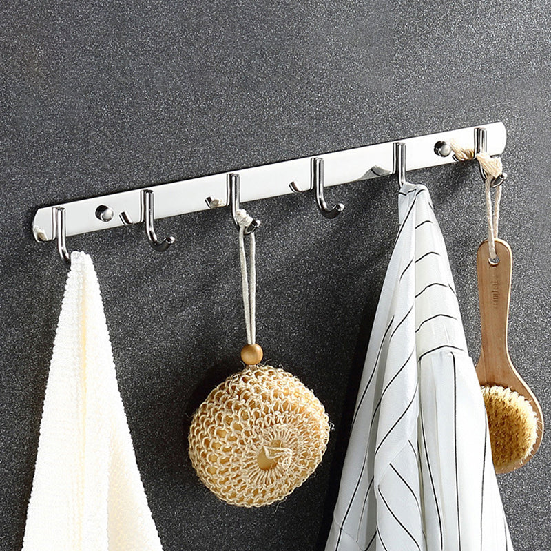 BowLift | Classic Polished Chrome Bathroom Accessory Set Towel Rail/Paper Holder/Bathrobe Hook Included