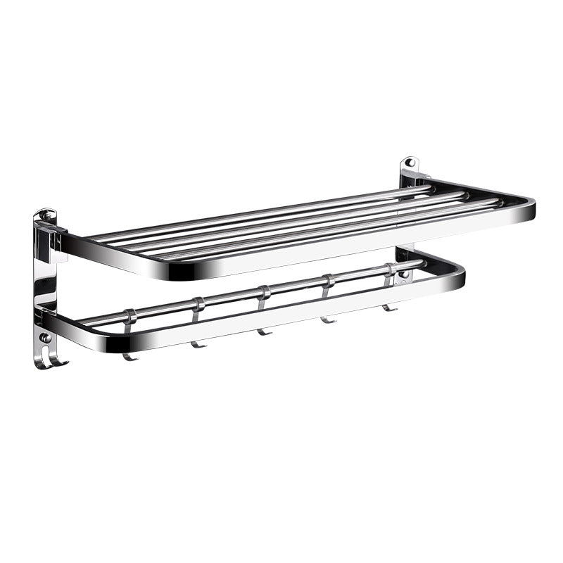 BowLift | Classic Polished Chrome Bathroom Accessory Set Towel Rail/Paper Holder/Bathrobe Hook Included