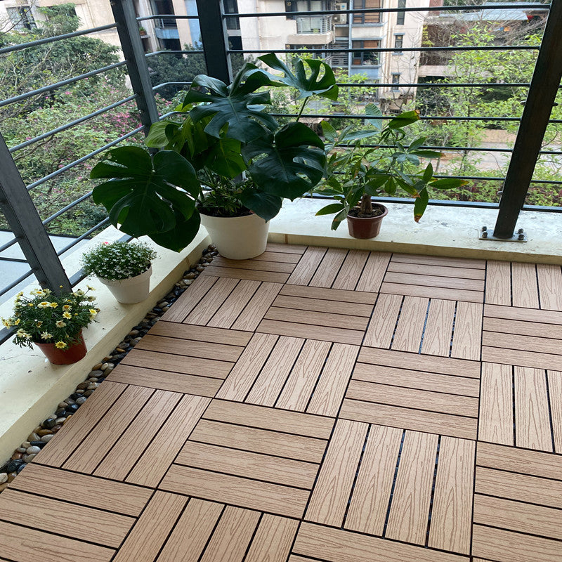 BowLift | Composite deck tile Solid Color Waterproof Patio Floor Tile