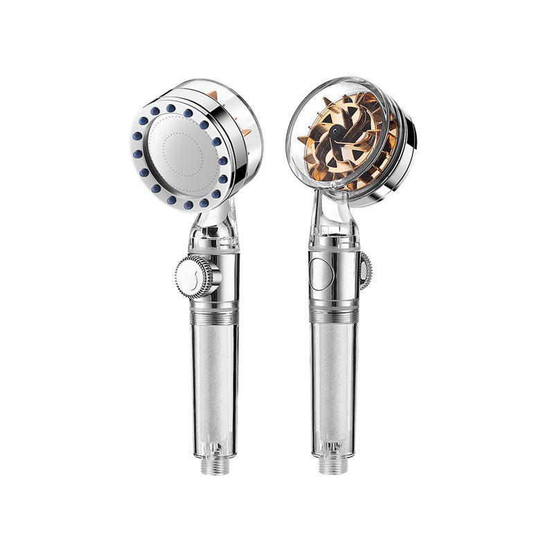 BowLift | Contemporary Handheld Supercharged Showerhead Round Turbo Spray Head
