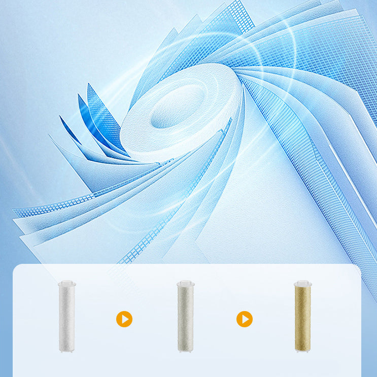 BowLift | Contemporary Handheld Supercharged Showerhead Round Turbo Spray Head