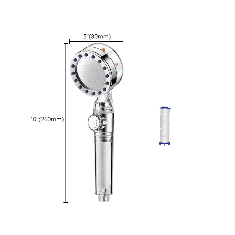 BowLift | Contemporary Handheld Supercharged Showerhead Round Turbo Spray Head