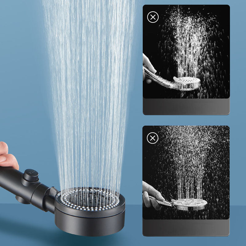 BowLift | Contemporary Handheld Shower Plastic Round Hand Shower with Self-Cleaning