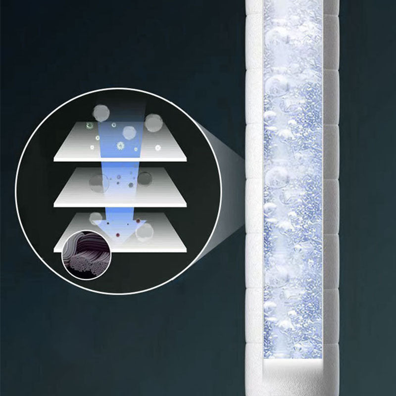 BowLift | Contemporary Showerhead Solid Color Plastic Handheld Showerhead