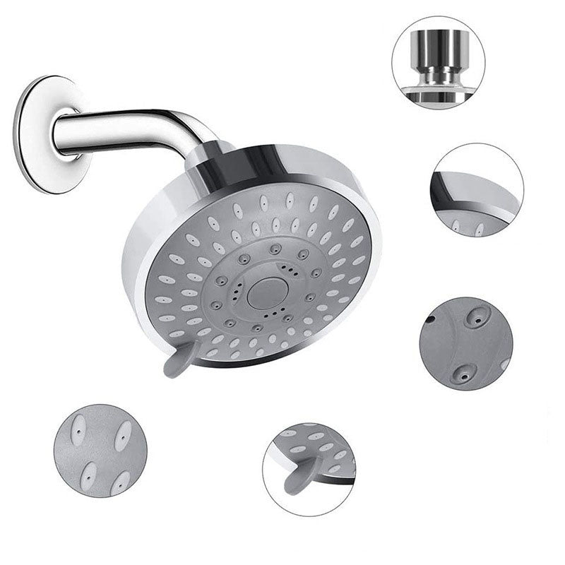 BowLift | Bathroom Showerhead Wall Mounted Rain Spray Stainless Steel Adjustable Model Showerhead