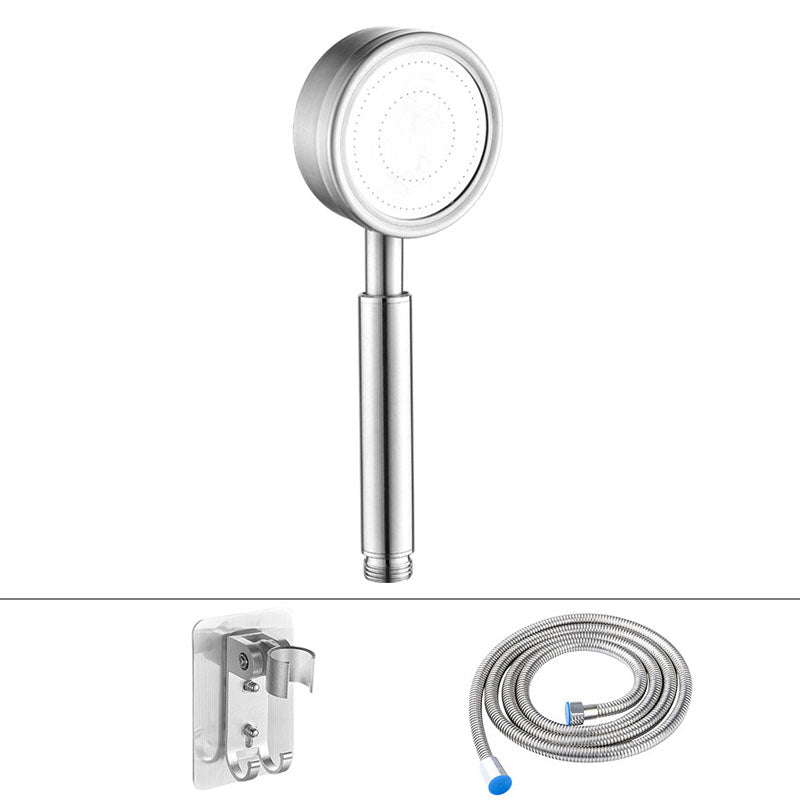 BowLift | Classic Shower Head Round Metal Handheld Shower Head in Silver