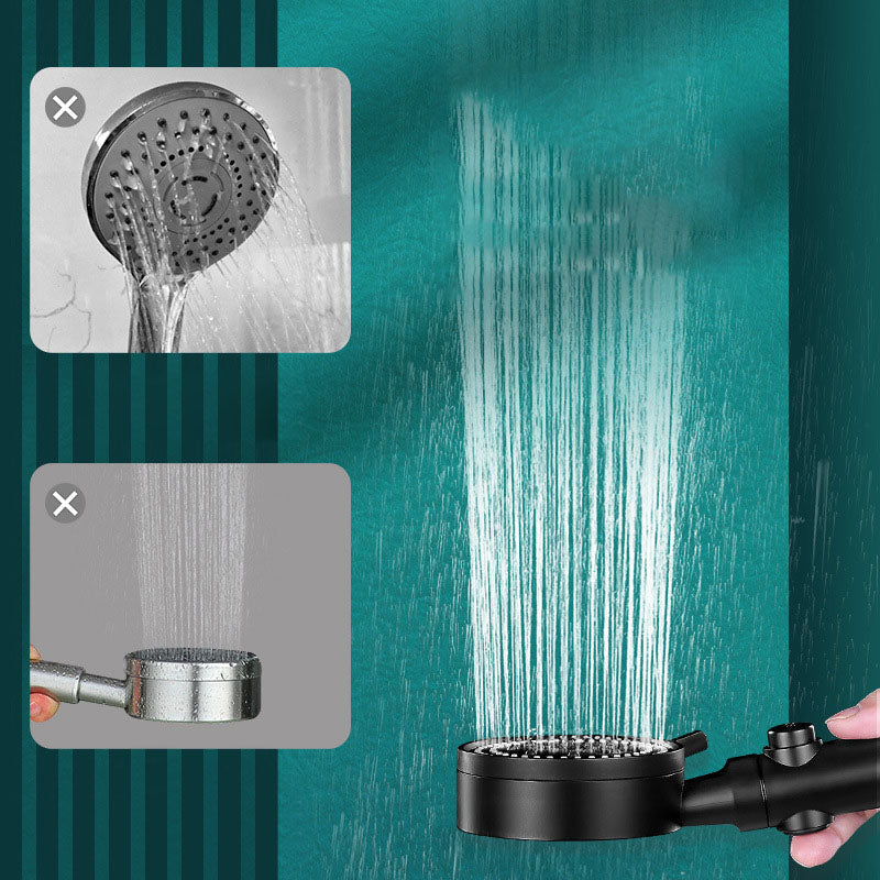 BowLift | 5 setting patterns shower head plastic round handheld shower head