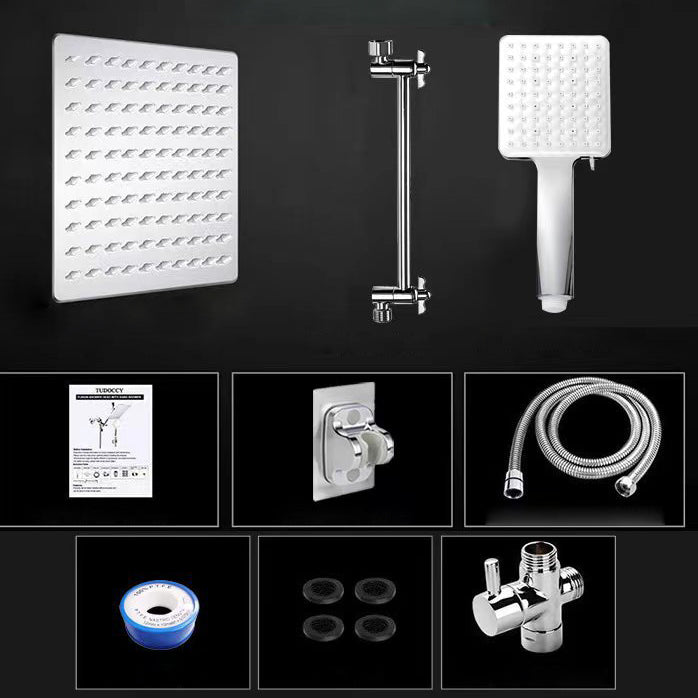 BowLift | Classic Dual Shower Head Water-efficient Square Metal Dual Shower Head