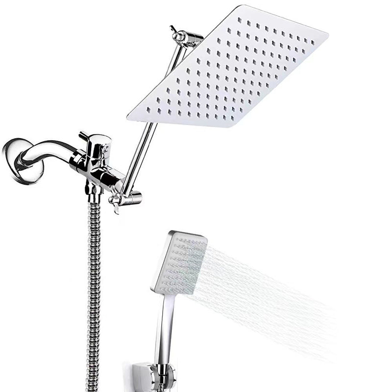 BowLift | Classic Dual Shower Head Water-efficient Square Metal Dual Shower Head