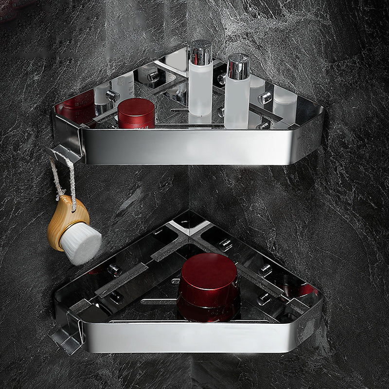 BowLift | Stainless Steel Bathroom Accessory Set Modern Triangle Basket