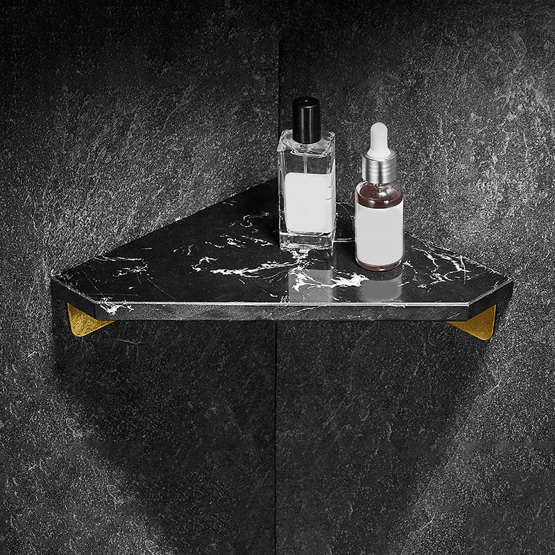 BowLift | Aluminum Bathroom Accessory Set 4 cm high Marble Bath Shelf