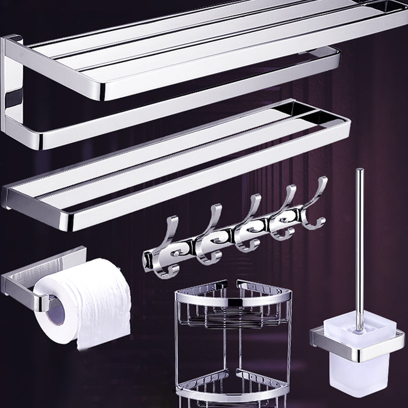 BowLift | Polished Chrome Bathroom Accessory Set Modern Brass Bathroom Accessory Kit