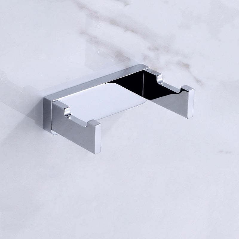 BowLift | Polished Chrome Bathroom Accessory Set Modern Brass Bathroom Accessory Kit