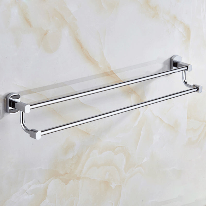 BowLift | Contemporary Bathroom Accessories Hardware Set made of silver metal