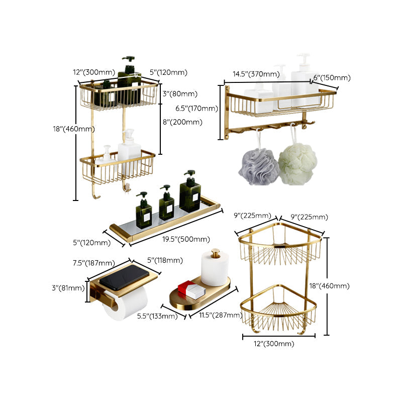 BowLift | Traditional Style Brass Bathroom Accessories as Single Piece or in Set made of Metal