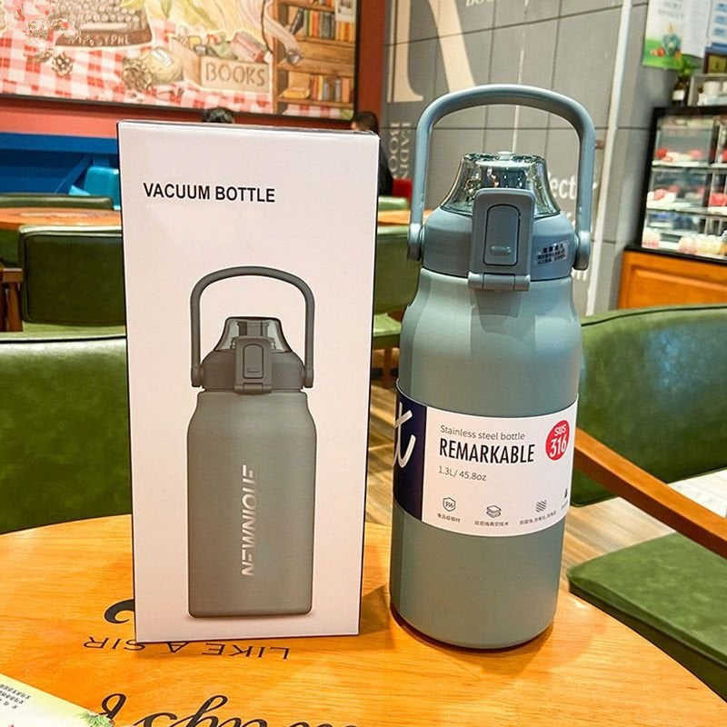 BowLift | Stainless Steel Built-in Straw Camping Thermos