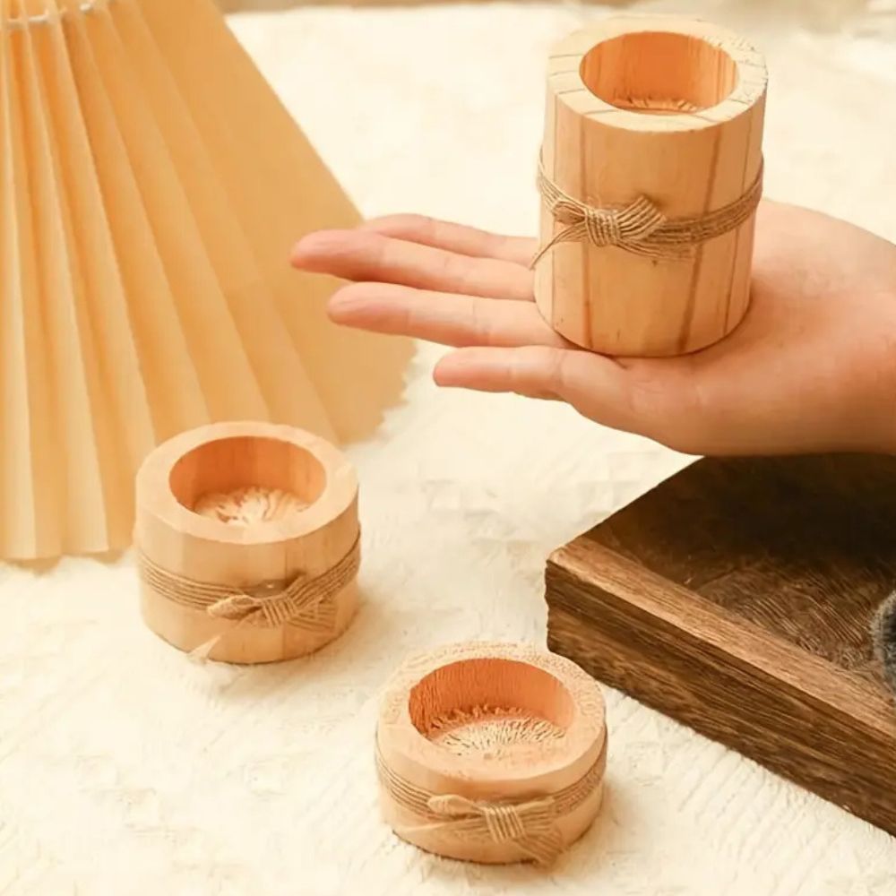BowLift | Bamboo Essence Candle Holders | 3 sets