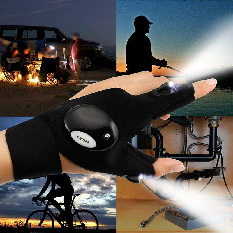 BowLift | Convenient LED Gloves With Waterproof Lights