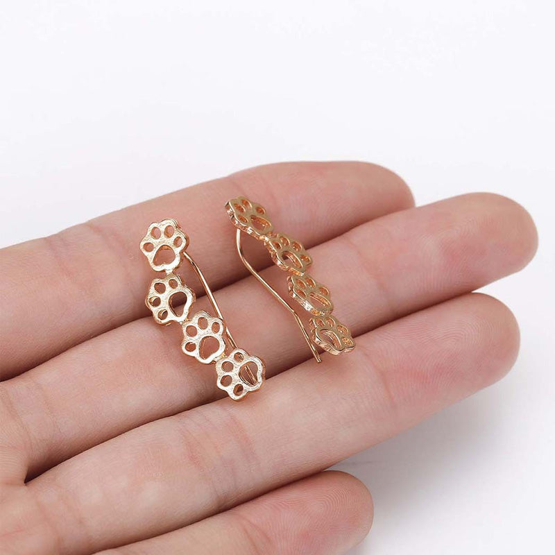 BowLift | Paw prints on my heart earrings