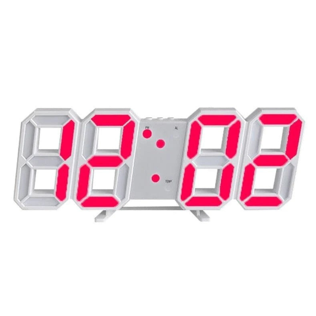 BowLift | Designer LED 3D Wall Clock with Digital Display and Intuitive Operation