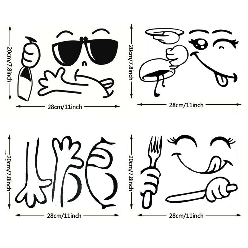 BowLift | Cute Happy Fridge Decal