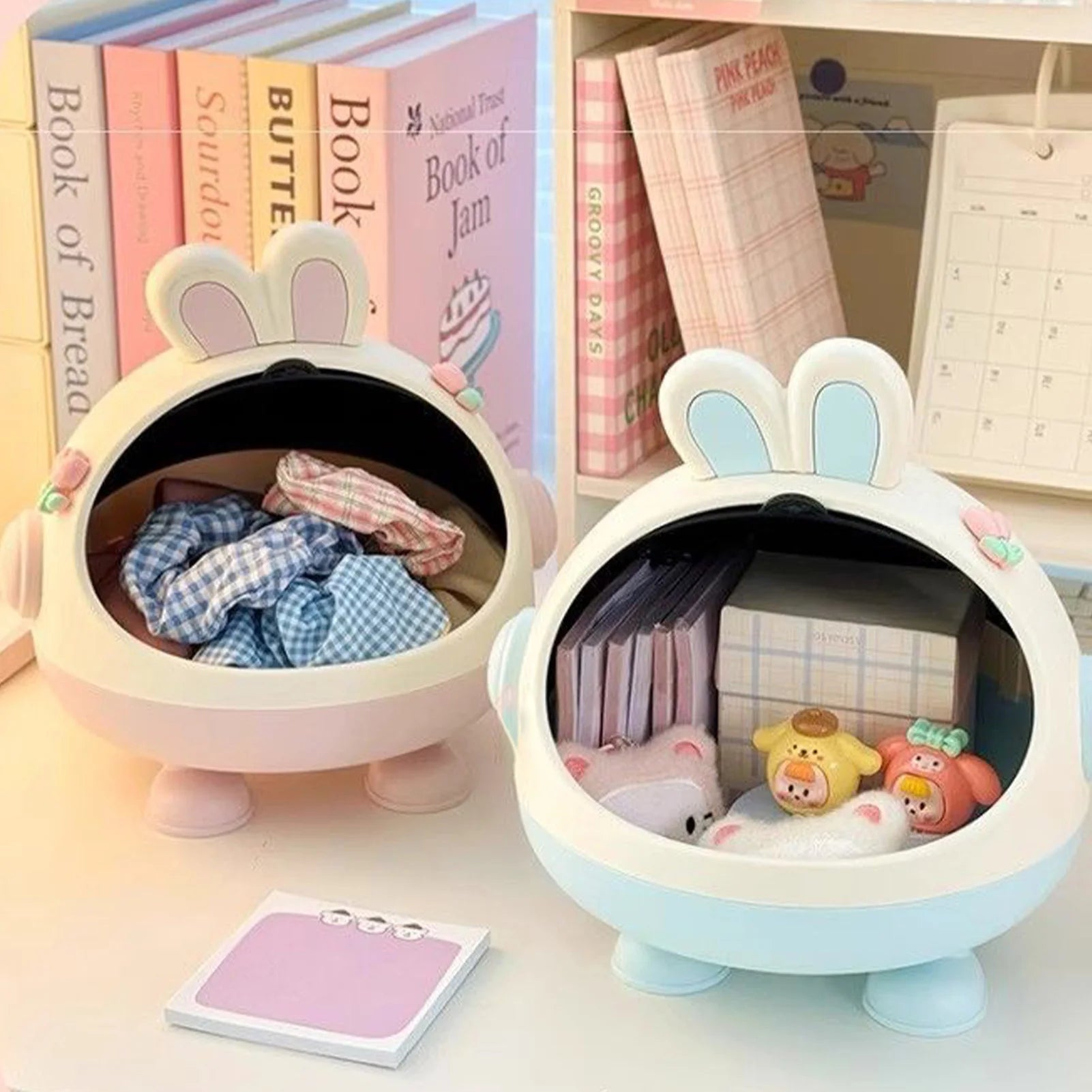 BowLift | Mini Rabbit Desktop Storage Trash Bin