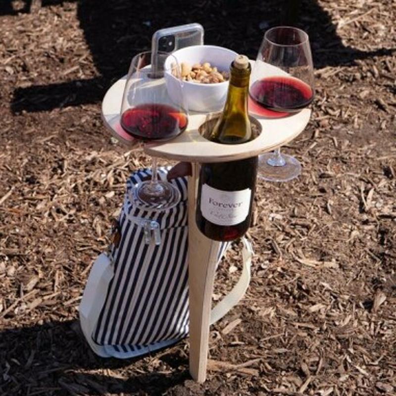 BowLift | Outdoor portable DIY folding table for wine