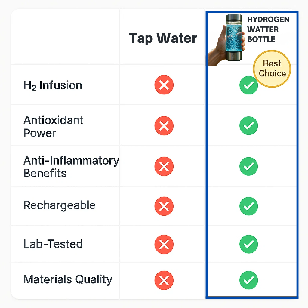 BowLift | Hydrogen Water Bottle | USB Rechargeable, Anti-Inflammatory & Perfect for Daily Hydration and Wellness