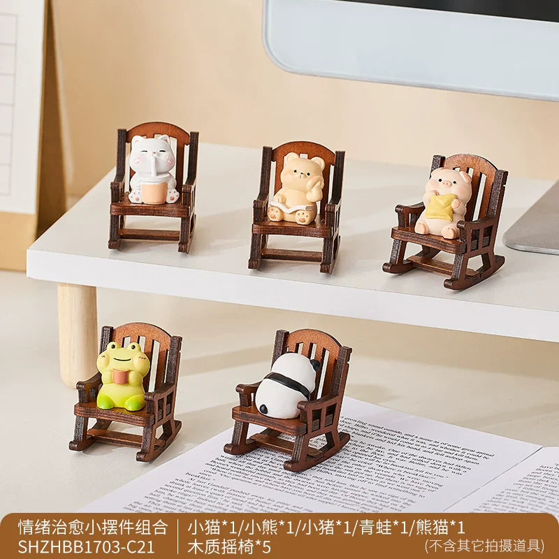 BowLift | Cute Stress-Relief Desk Decor: Mood-Boosting Office Trinket for Gals