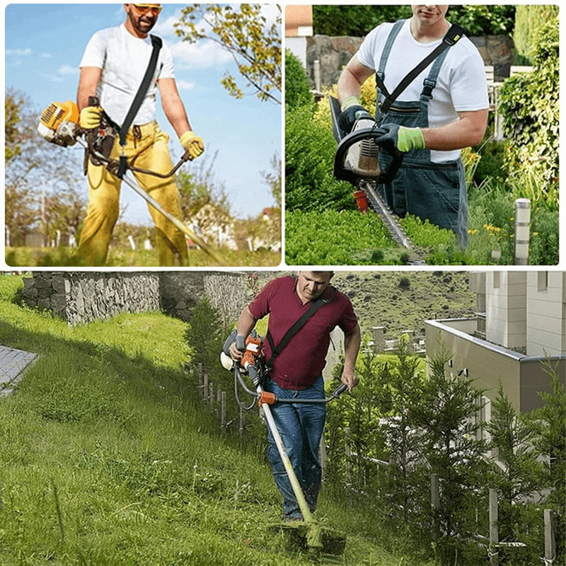 BowLift | Ergonomic Weed Killer Handle Extension Brush Cutter Trimmer Handle