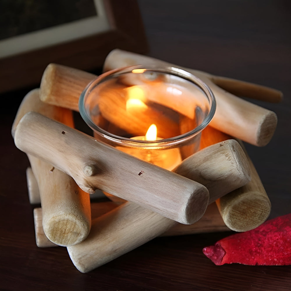 BowLift | Driftwood Haven Candle Holder