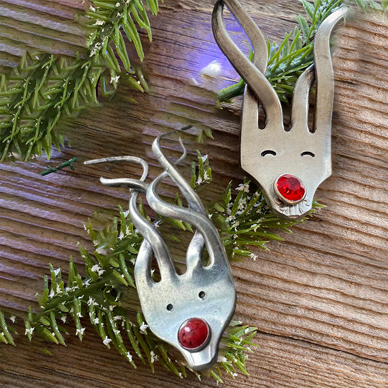 BowLift | Funny Fork Reindeer Ornament