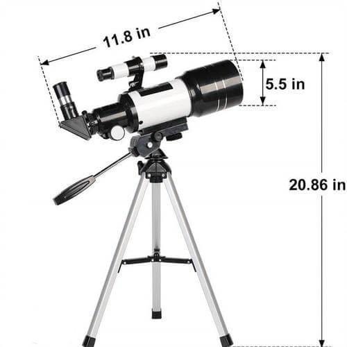 BowLift | Explore the Stars with Ease - Professional Telescope with Tripod & 150x Zoom for Moon Watching