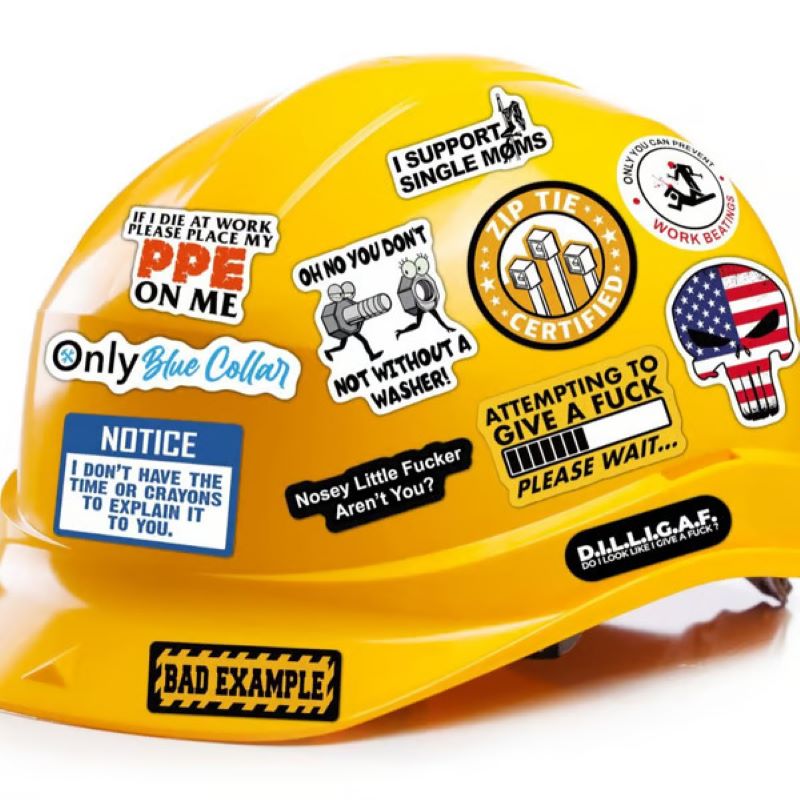 BowLift | 150 Pcs blue collar funny stickers‍️