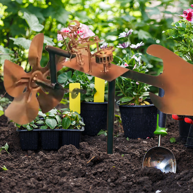 BowLift | Handmade Metal Drummer Windmill