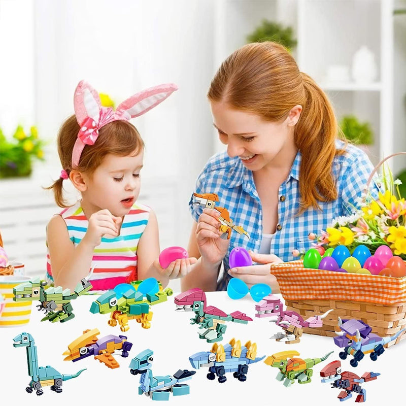 BowLift | 12Pcs Wind Up Toy Prefilled Easter Eggs