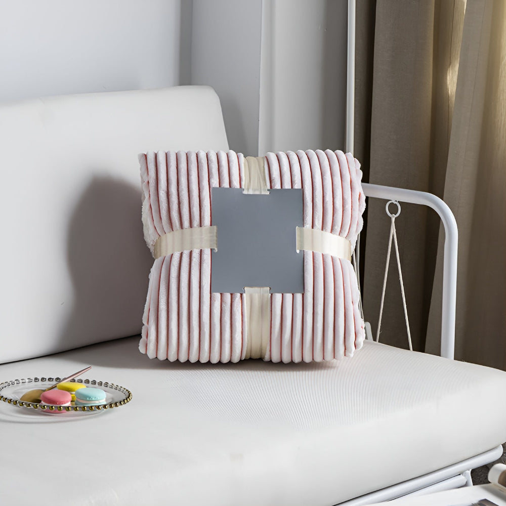 BowLift | Fluffy Stripes Sherpa Blanket