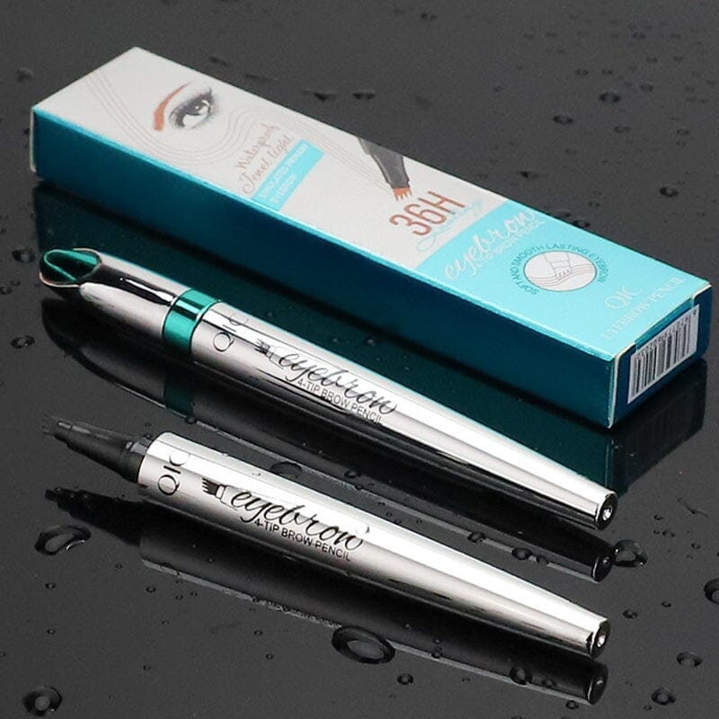 BowLift | Waterproof 3D Microblading Eyebrow Pencil with 4 Fork Tips
