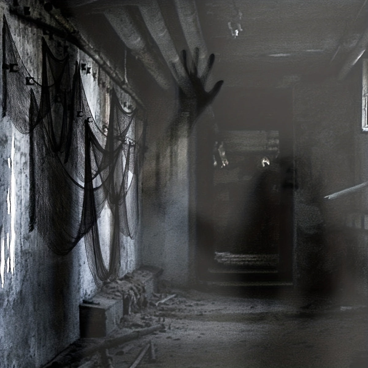 BowLift | Halloween Fabric Black Polyester Hanging Decoration