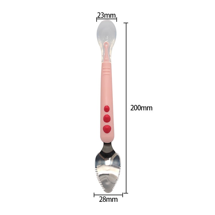 BowLift | Baby Double Head Scraping Fruit Spoon