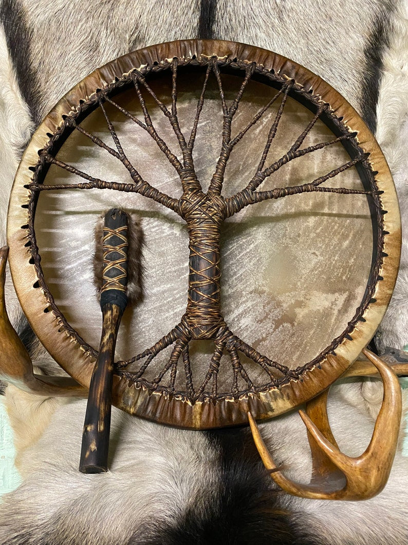 BowLift | Shaman drum "Tree of life" Siberian drum Spirit music