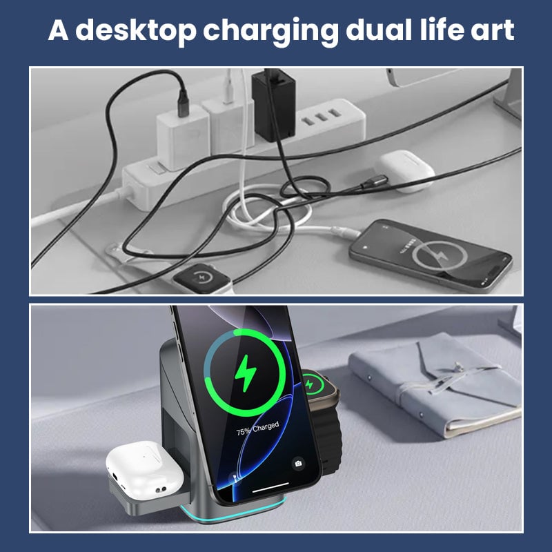 BowLift | 3-in-1 Wireless Fast Charging Charger