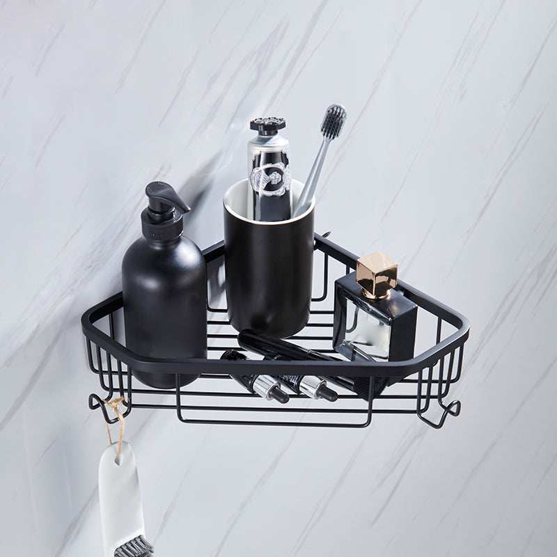 BowLift | Matt Black 5-piece modern bathroom accessory as a single item or as a set with towel bar