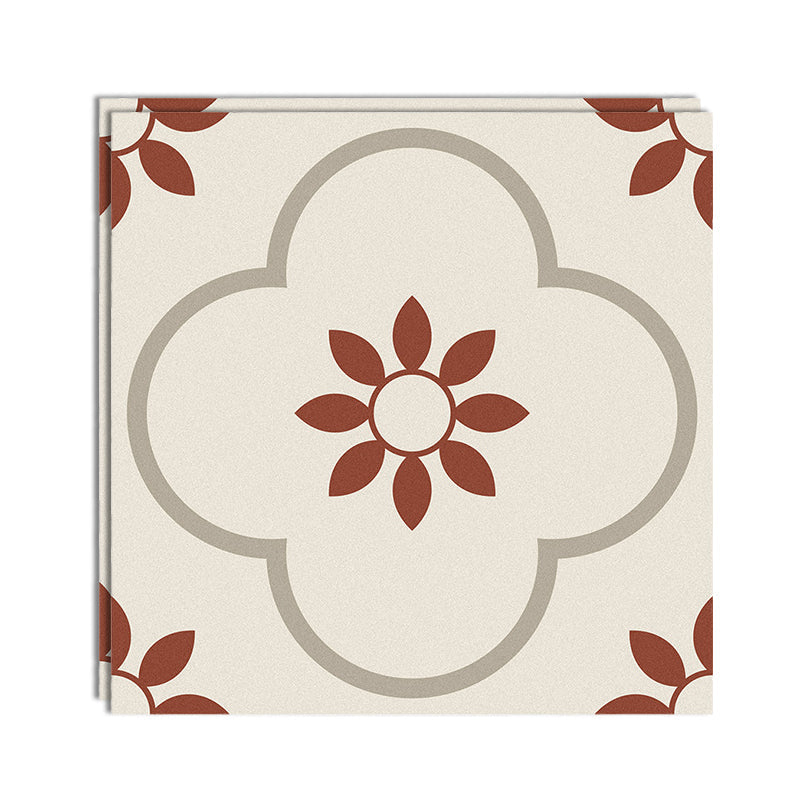 BowLift | Peel & Stick Vinyl Floor Lightly patterned vinyl floor with straight edge