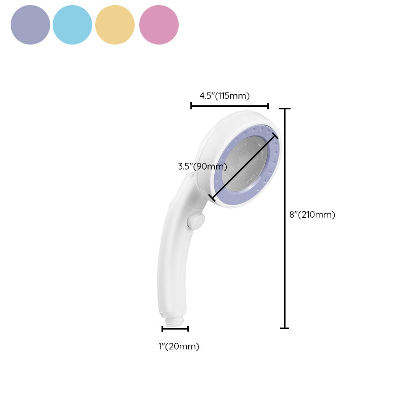 BowLift | Modern Plastic Showerhead Standard Round Handheld Showers