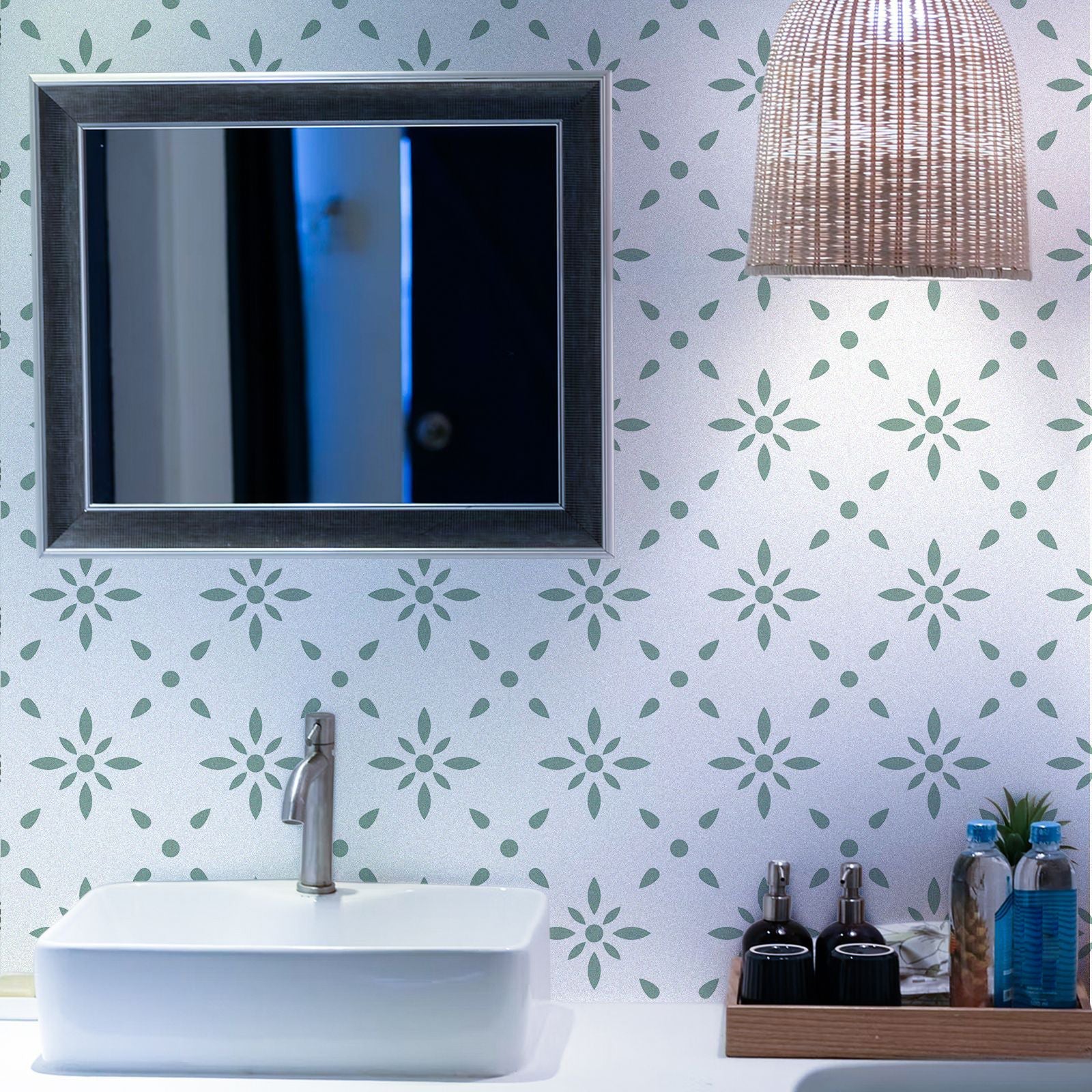BowLift | Print PVC Peel & Stick Tile Field Tile for Kitchen and Bathroom Back Wall