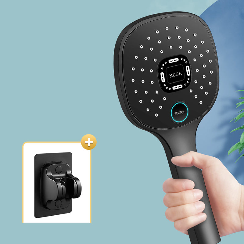 BowLift | Contemporary Handheld Supercharged Shower Head Square Metal Spray Head