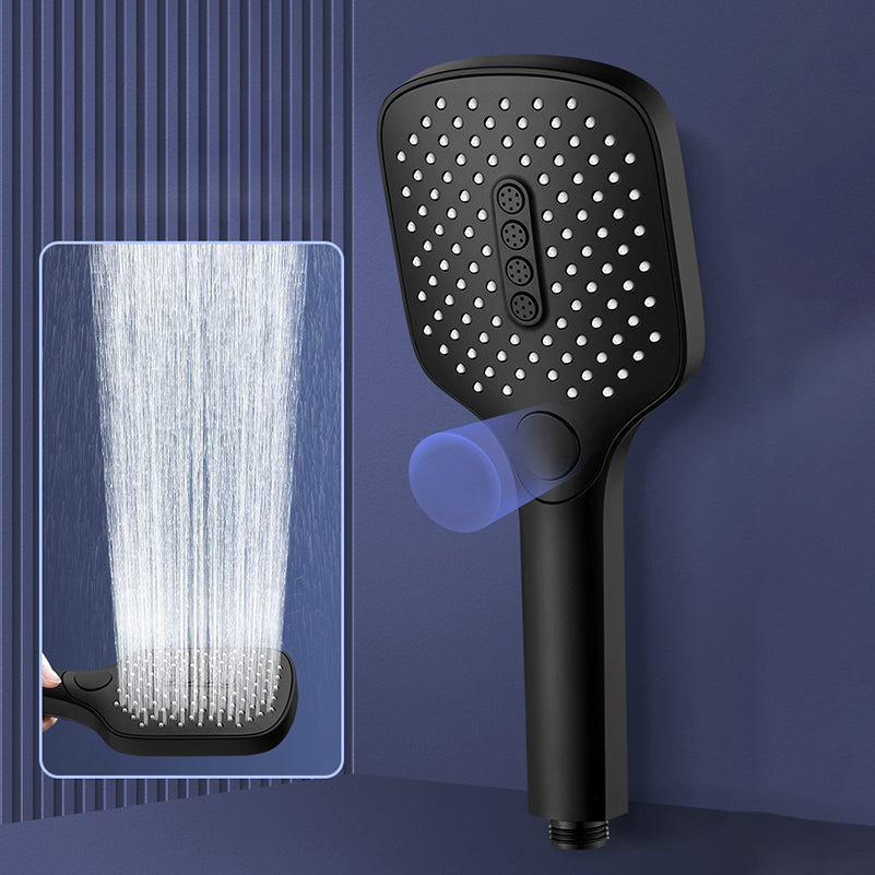 BowLift | Contemporary Fixed Head Square Supercharged Showerhead Combo